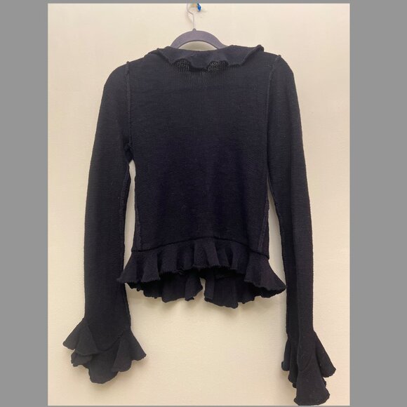 LPA Black Ruffle Cardigan - Picture 6 of 6